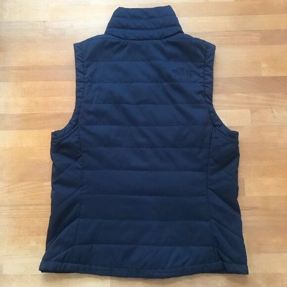 The North Face Puffer Vest Navy Blue XS - Picture 5 of 8